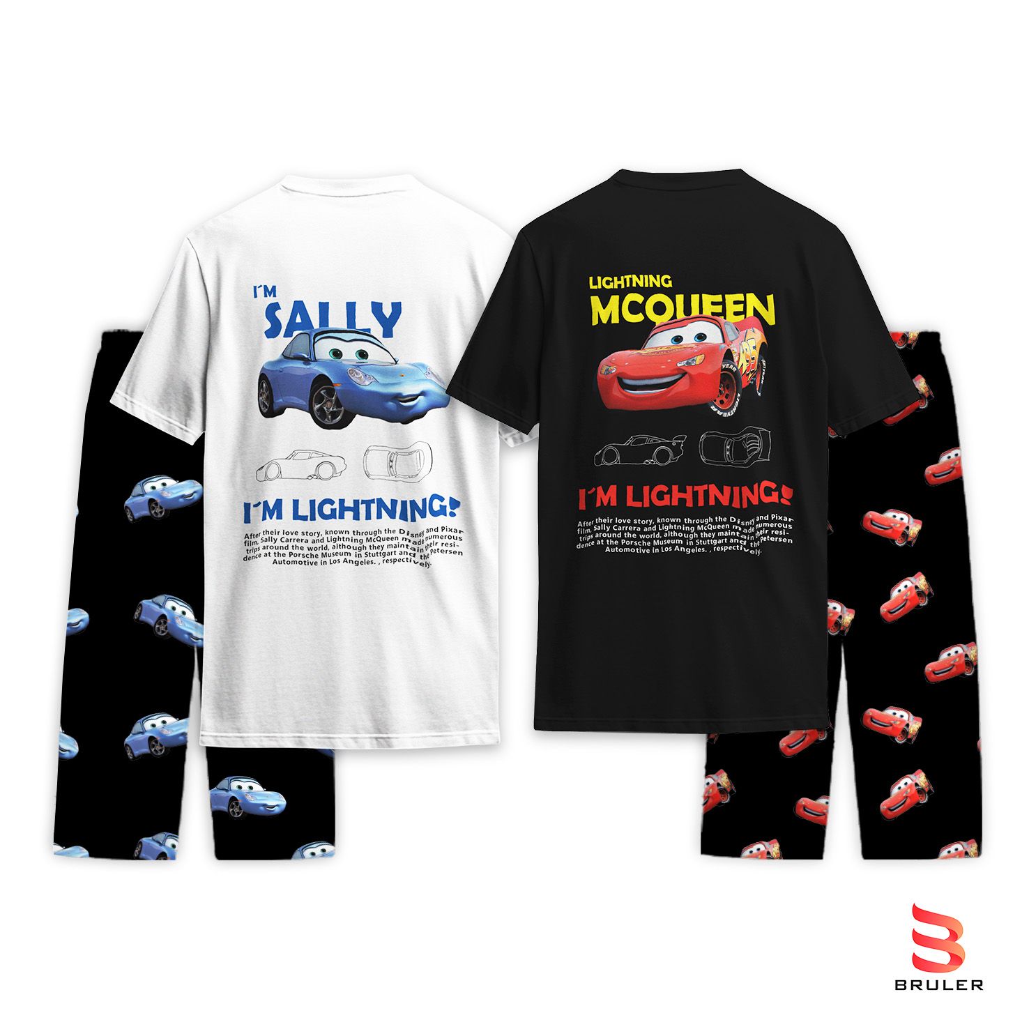 Pijamas Pareja Cars