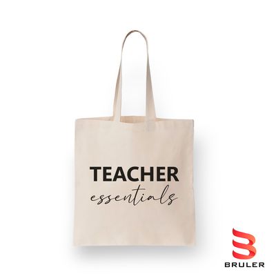 Bolso en lienzo Teacher essentials 30x40cm