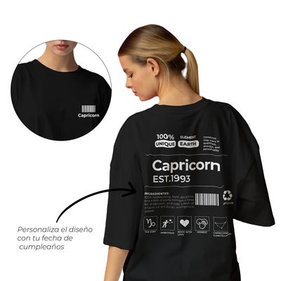 Camiseta signos del zodiaco Capricornio Camiseta signos del zodiaco Capricornio