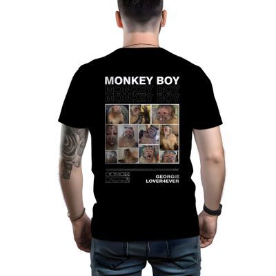 Camiseta personalizada Monkey Boy Camiseta personalizada Monkey Boy