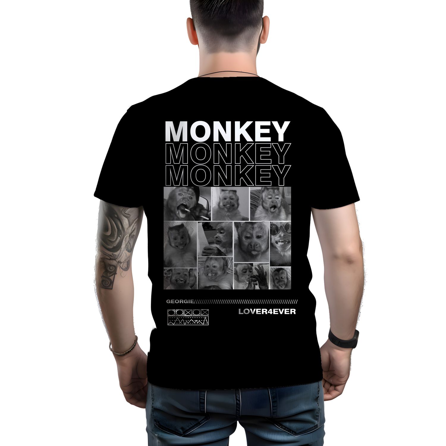 Camiseta personalizada Monkey