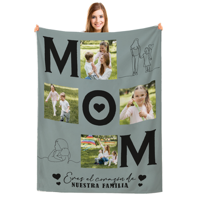 Cobija personalizada día de la madre 006