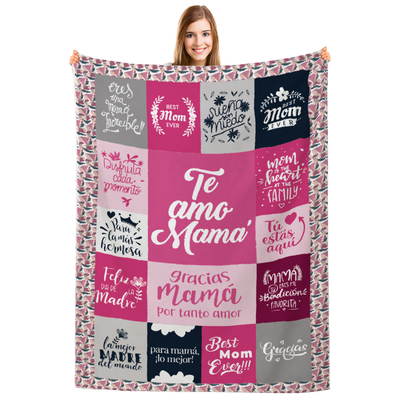 Cobija personalizada día de la madre 003