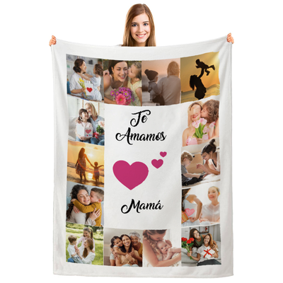 Cobija personalizada día de la madre 004