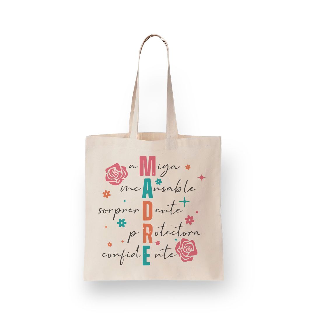 Bolso en lienzo acróstico