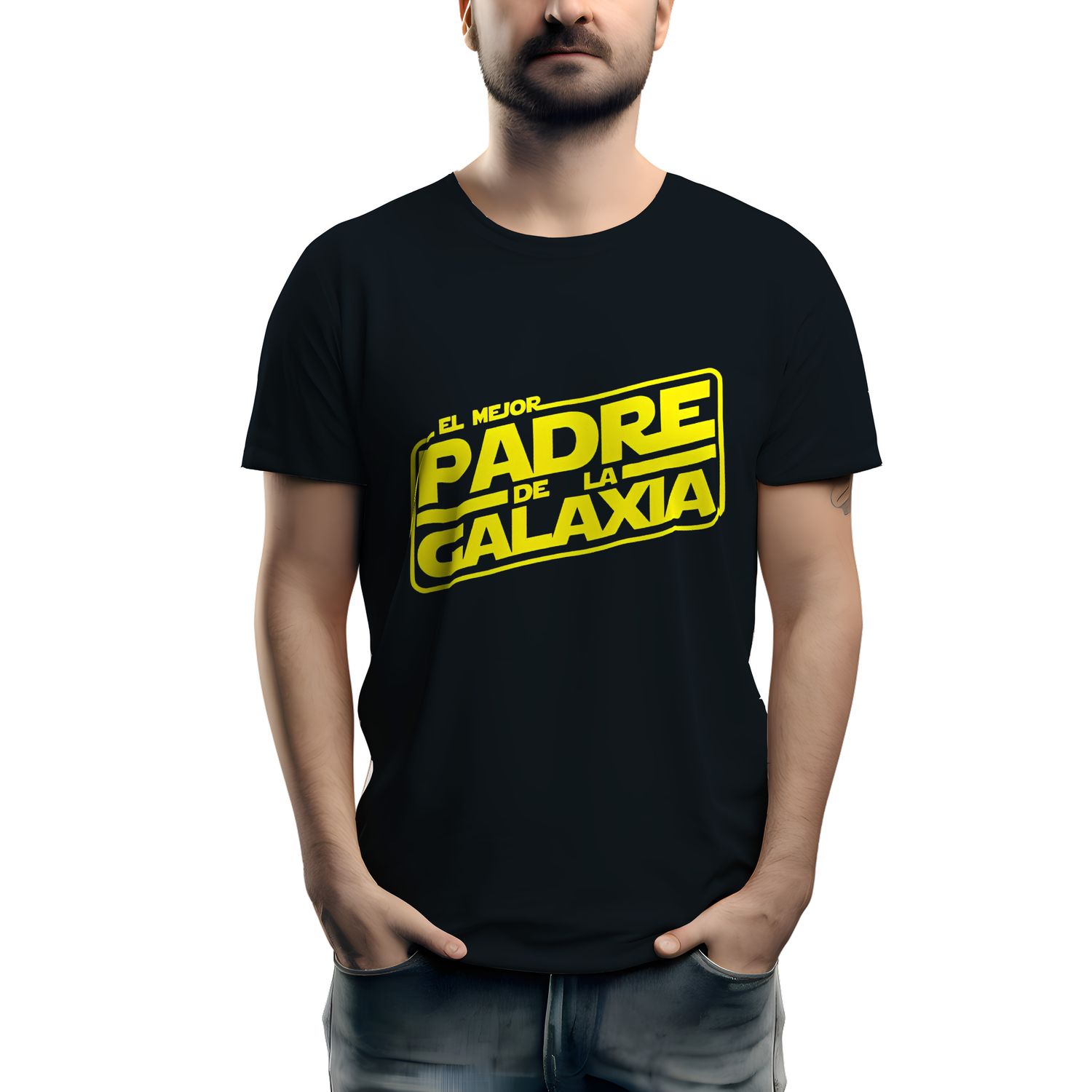 Camiseta  El mejor papa de la Galaxia