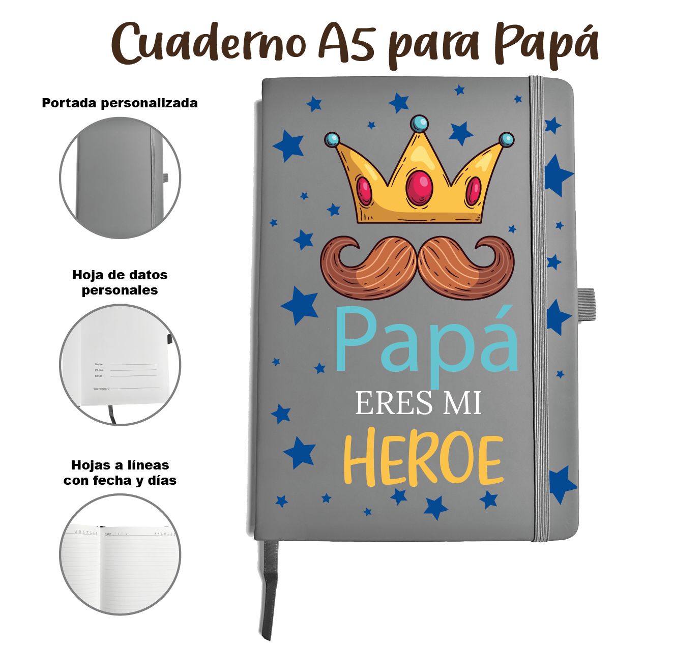Cuaderno A5 día del padre 1