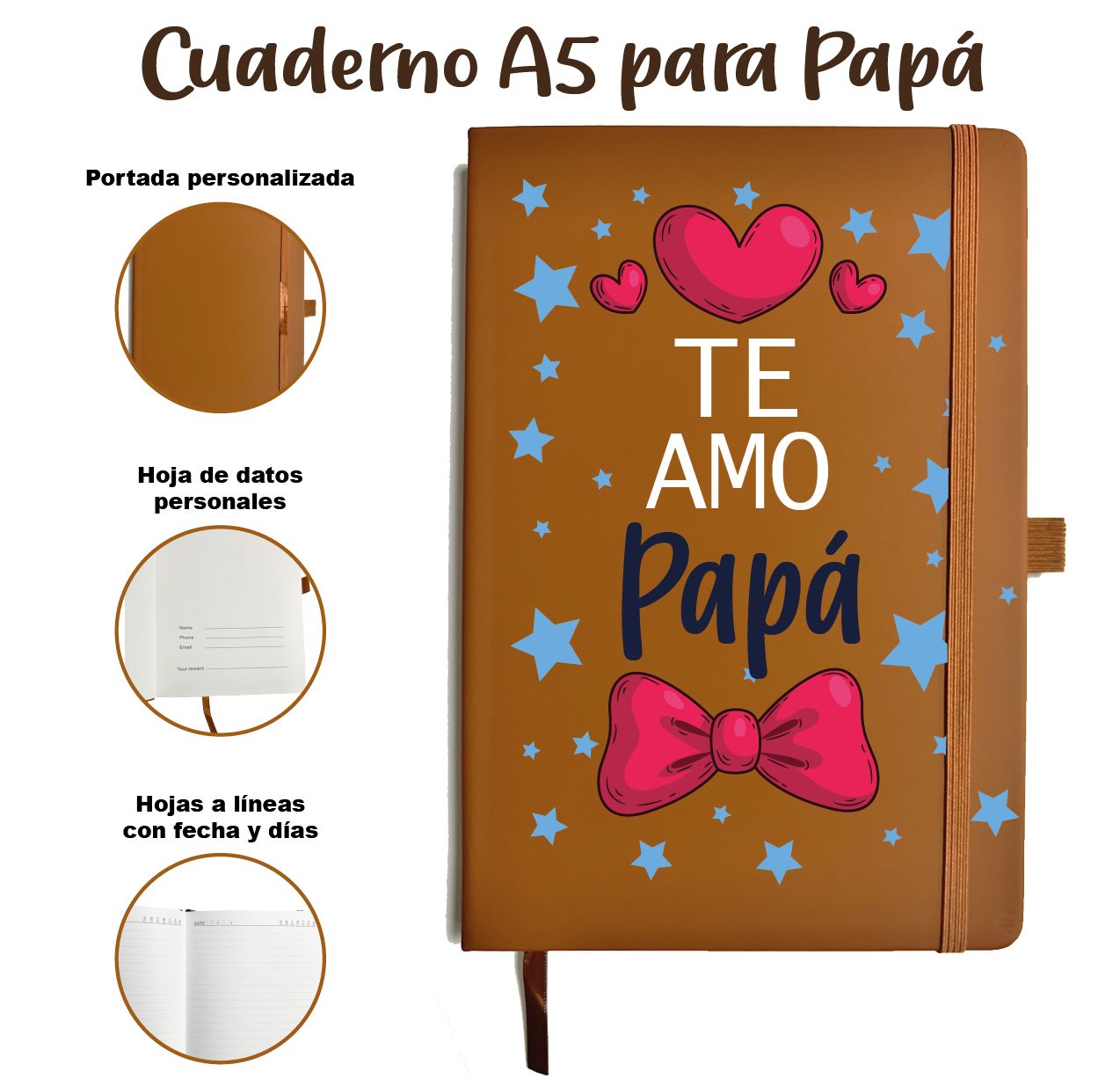 Cuaderno A5 día del padre 1