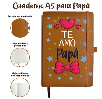Cuaderno A5 día del padre 1