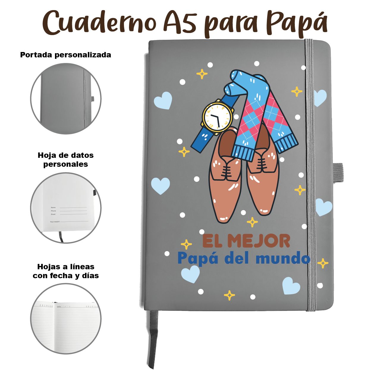 Cuaderno A5 día del padre 3