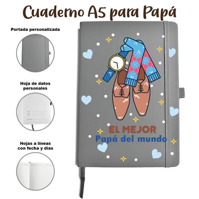 Cuaderno A5 día del padre 3