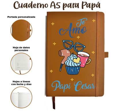 Cuaderno A5 día del padre 4