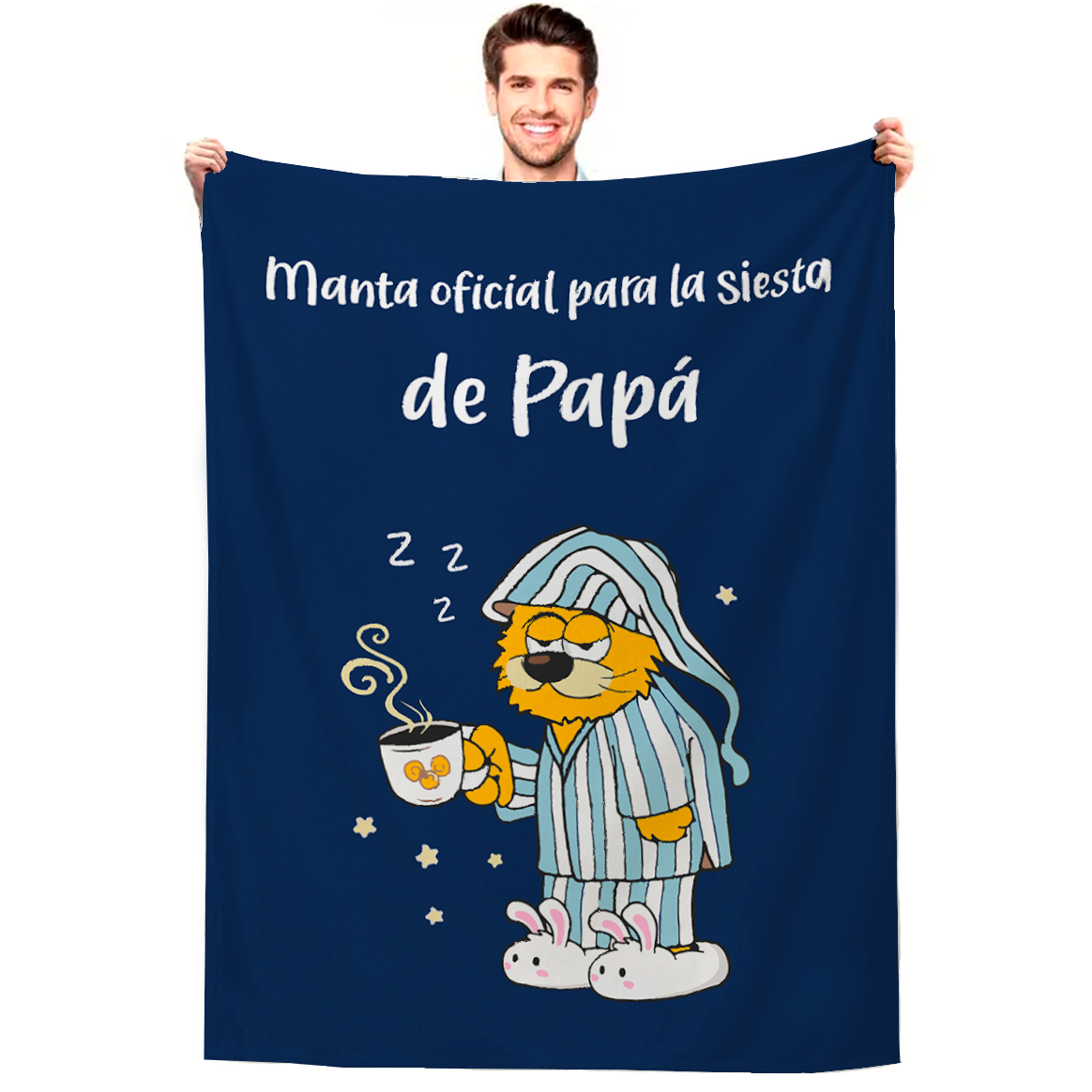 Cobija personalizada día del padre 8