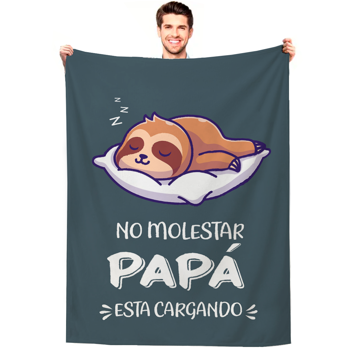 Cobija personalizada día del padre 12