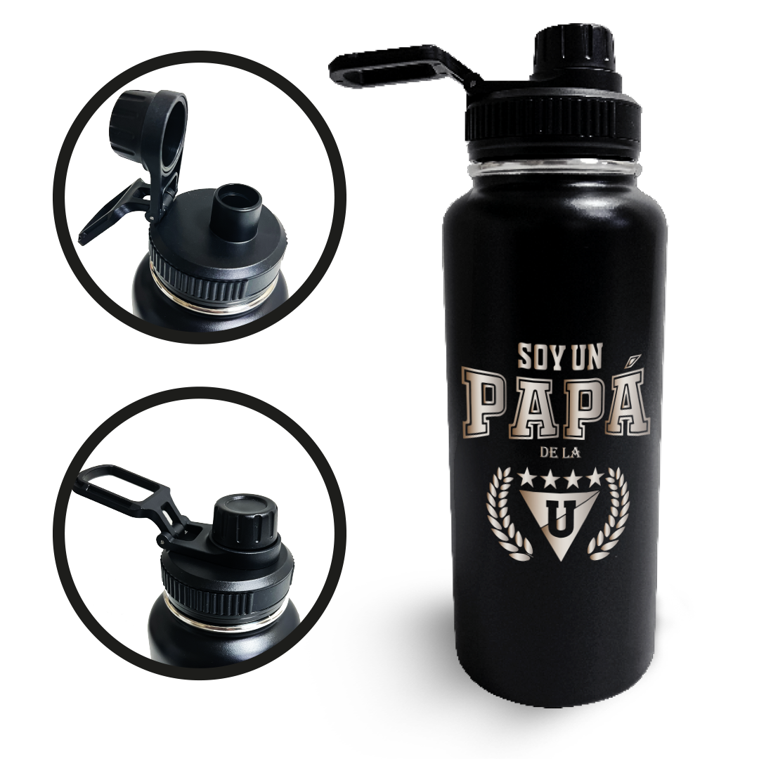 Tumbler 32 oz negro personalizado día del padre