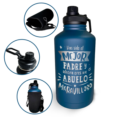 Tumbler 64oz azul con bolsa día del padre