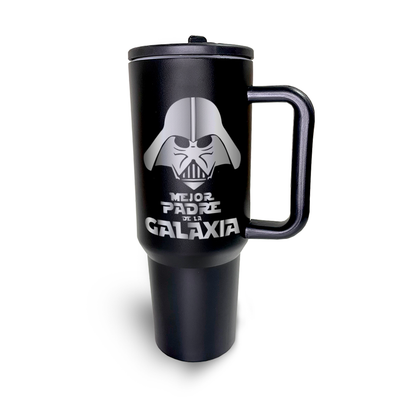 Tumbler 40oz negro día del padre