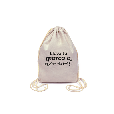 Mochila Lienzo cordon 25x35cm