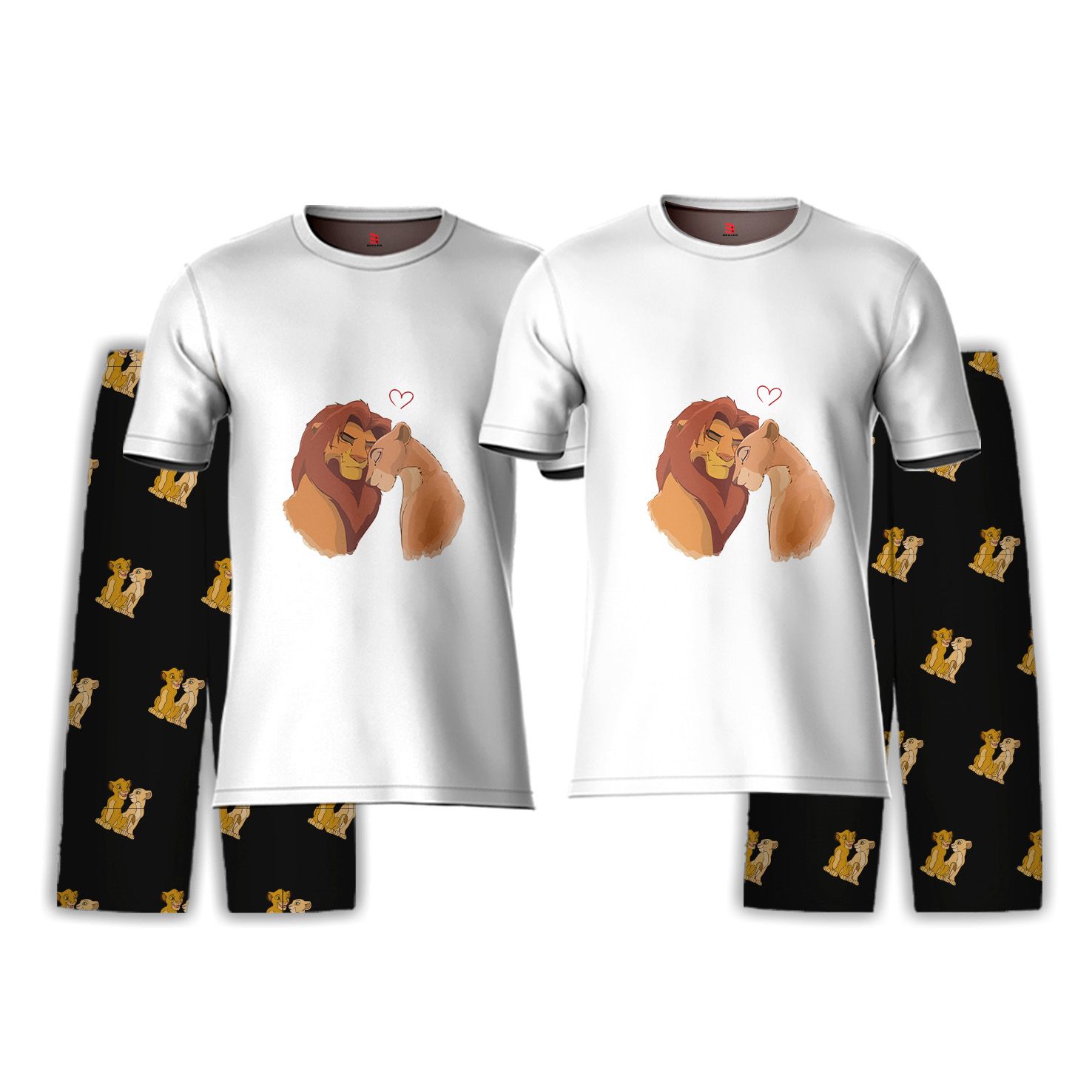 Pijamas Pareja Rey León