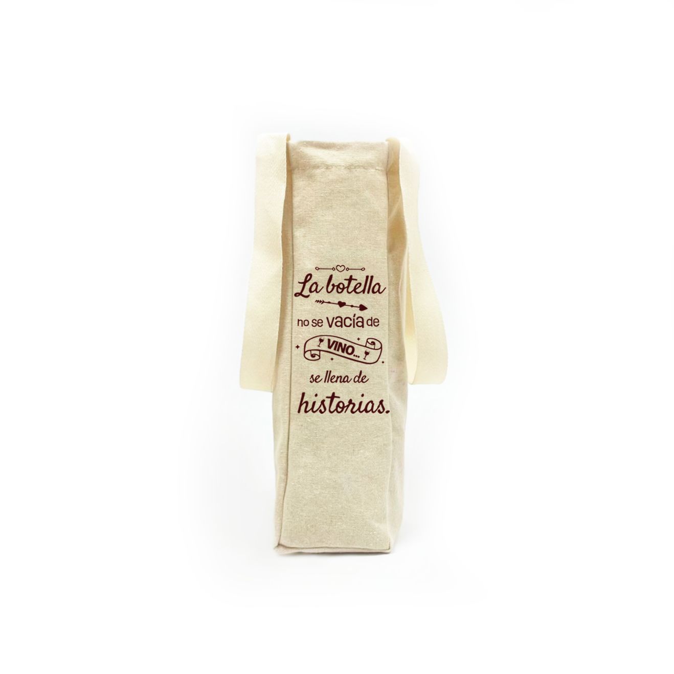 Bolso de vino individual con fuelle