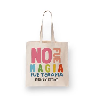 Bolso en lienzo No fue magia 30x40cm