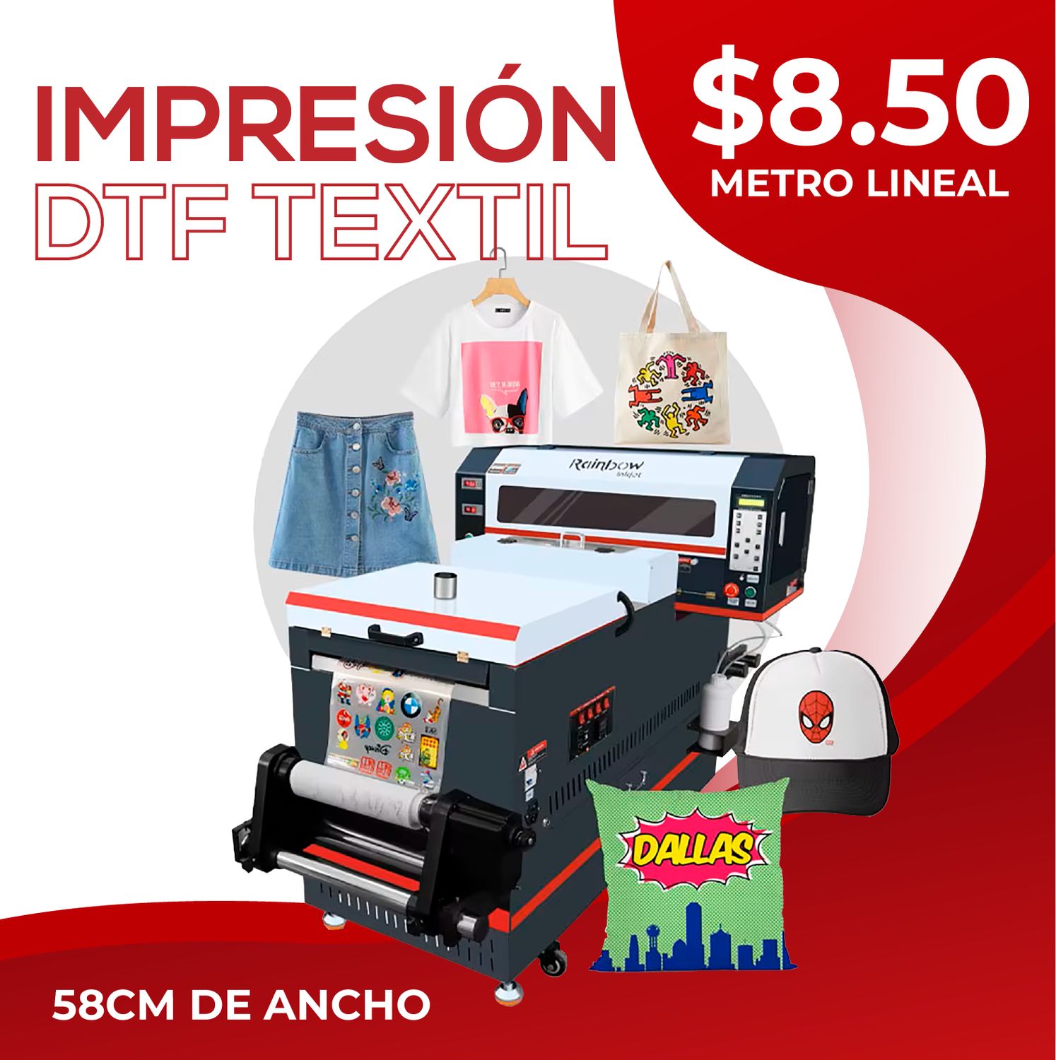 Impresión DTF