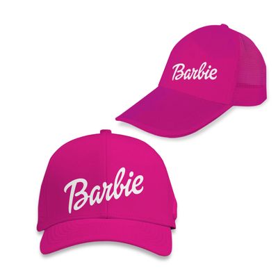 Gorra de malla color rosa