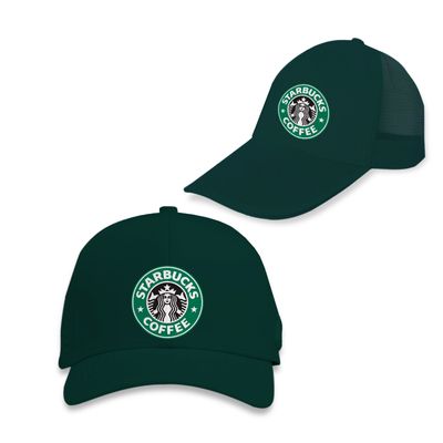 Gorra de malla color verde