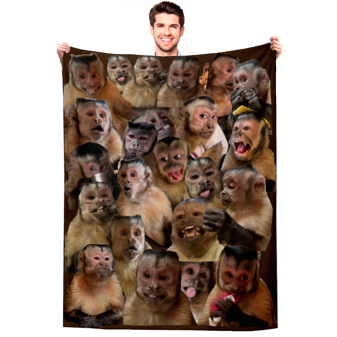 Cobija personalizada Monkey 2