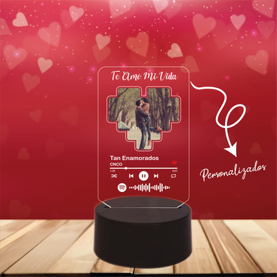 Lámpara base redonda RGB táctil 04