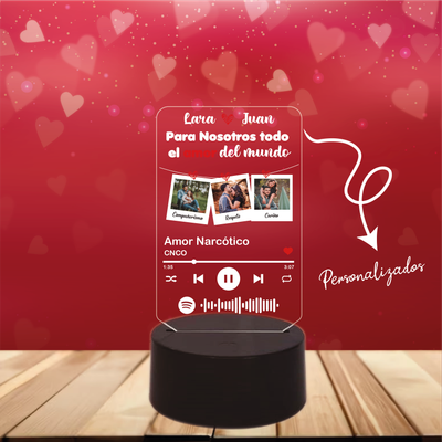 Lámpara base redonda RGB táctil 09