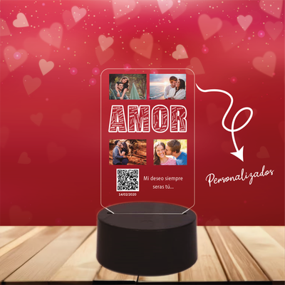 Lámpara base redonda RGB táctil 03