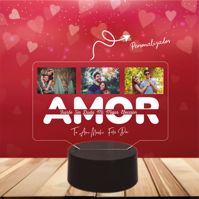 Lámpara base redonda RGB táctil 12