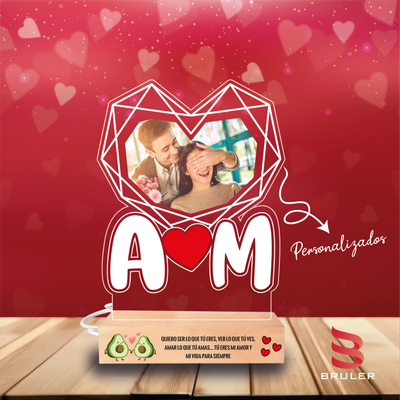 Lámpara base de madera 01