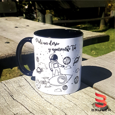 Taza sublimada fondo de negro Taza sublimada fondo de negro