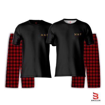 Pijama Clásica Cuadros Personalizada Pijama Clásica Cuadros Personalizada