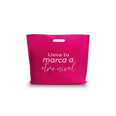 Bolso en Cambrela con troquel 35x40cm