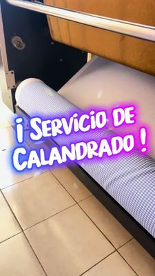 Servicio de calandrado