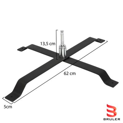 Base Cruz fija para Banderas