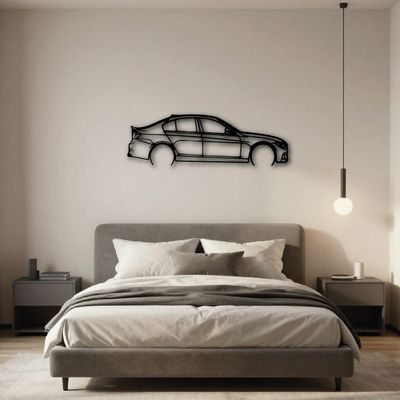 Cuadro decorativo Carro en metal 125x40 cm Cuadro decorativo Carro en metal 125x40 cm