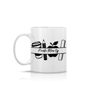 Taza sublimada blanca Día del Maestro 5