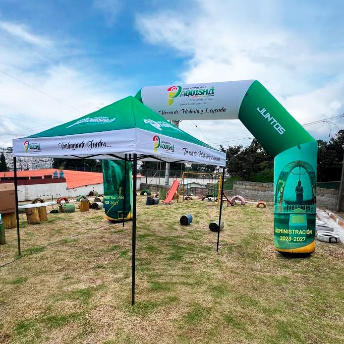 Combo 2 Carpa  3 x 3 +Arco inflable 6x4