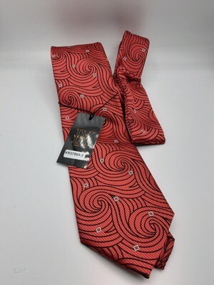 KR 3 Red- Silk Tie &amp; Pocket Square