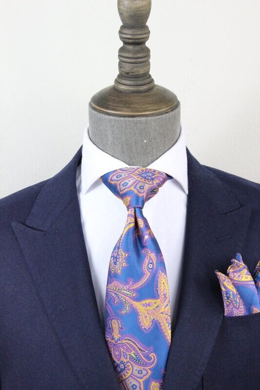 Ankr-1 Silk Tie And Hanky