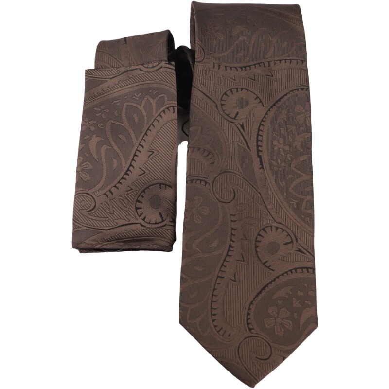 Solid Paisley - Tie &amp; Pocket Square