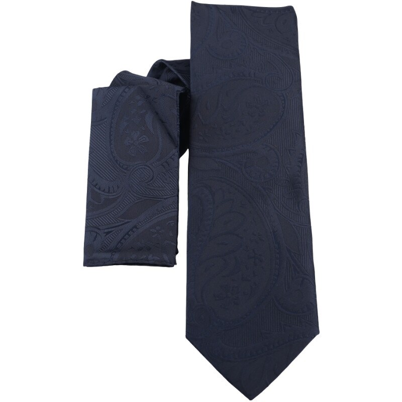 Solid Paisley - Tie &amp; Pocket Square