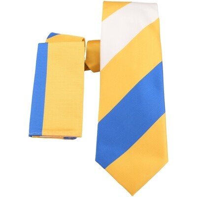 Stripe Tie & Pocket Square