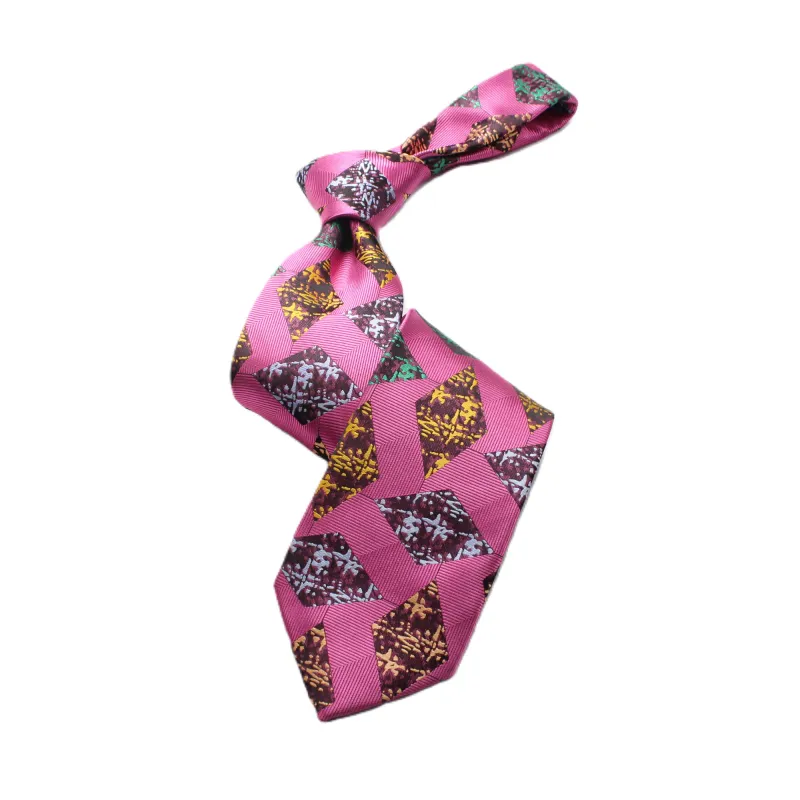 Federer 5 | Fuchsia Geometric | Tie &amp; Pocket Square