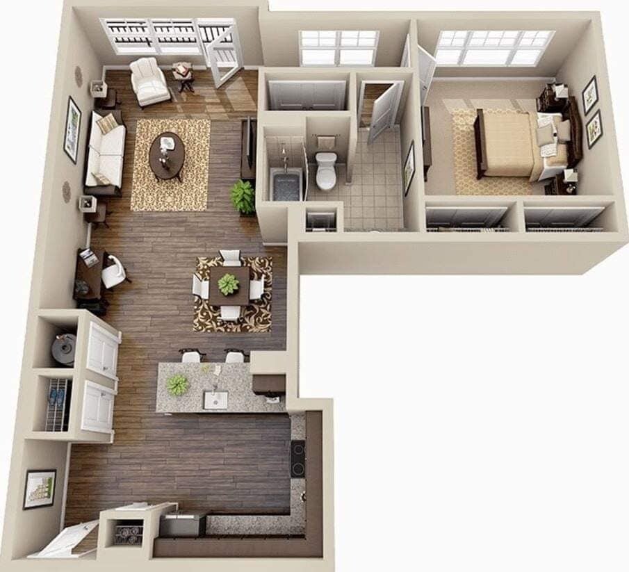 Vivienda una Habitación