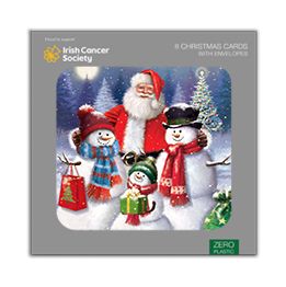Santa and Snowmen family